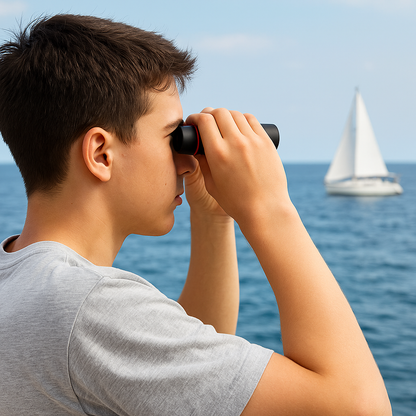 jumelles pour enfants et adultes pour contempler les bateaux