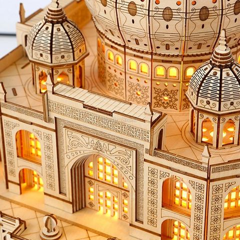 PUZZLE-3D-BOIS-taj-mahal-grande-qualité