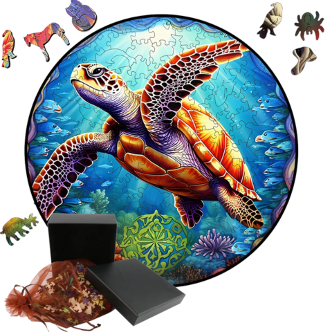 PUZZLE-ANIMAUX-tortue-de-mer