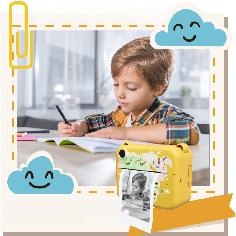 appareil-photo-instantané-enfant-mymappy-jaune